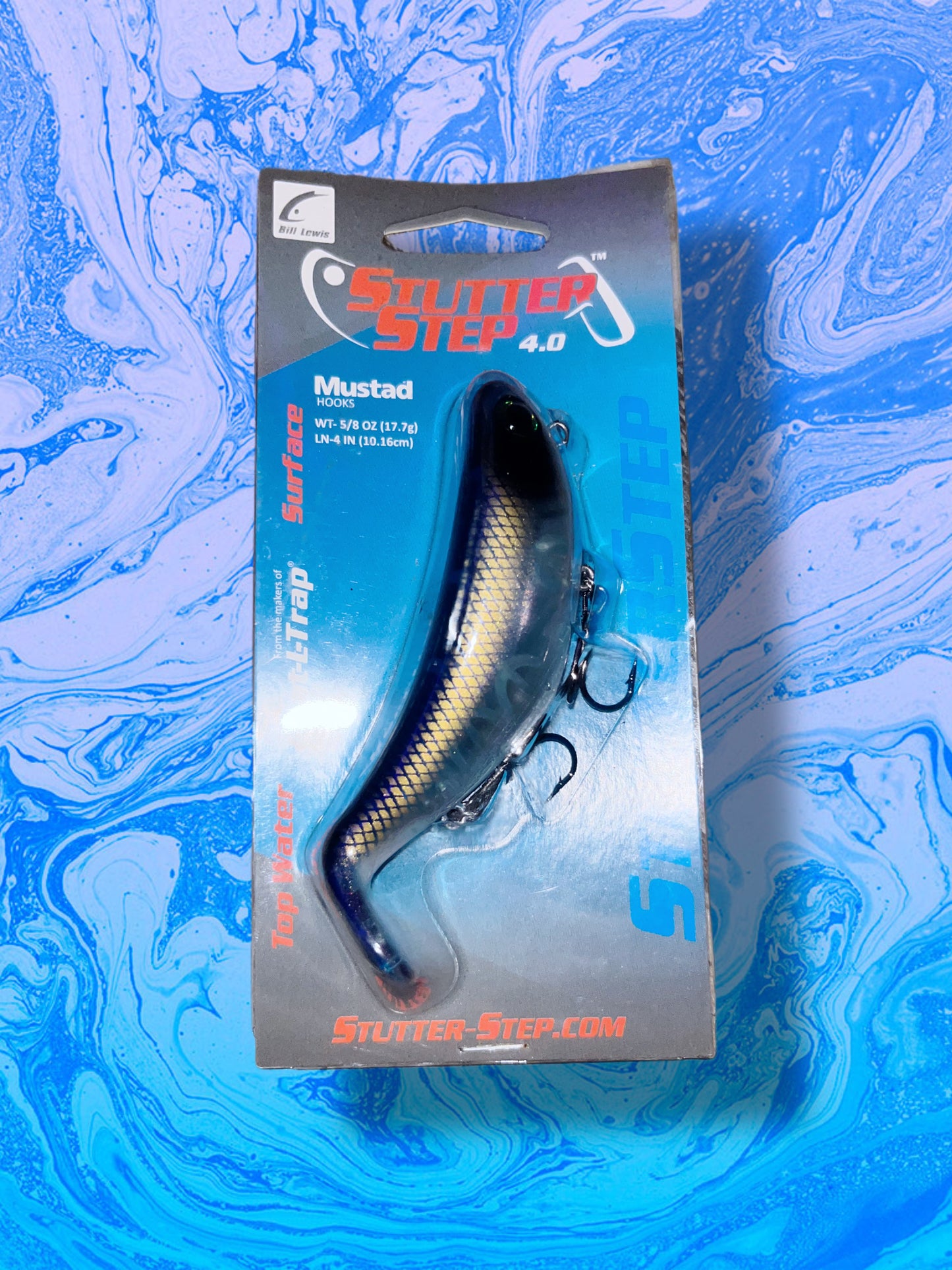 Stutter Step 4.0 Top Water Hard Bait With Mustad Hooks