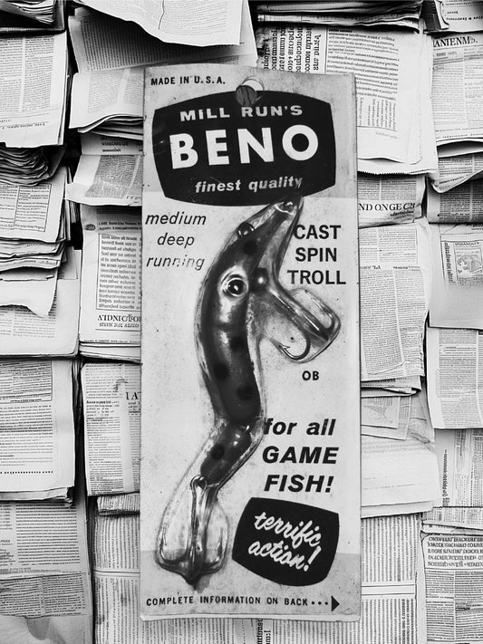 Vintage 1960's Beno Eel Running Lure