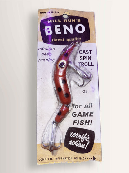 Vintage 1960's Beno Eel Running Lure