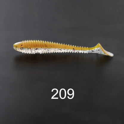 Ribbed Paddle Tail SwimBait