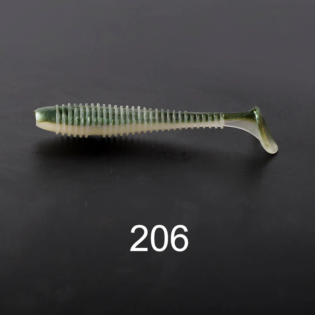 Ribbed Paddle Tail SwimBait