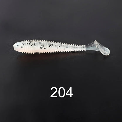 Ribbed Paddle Tail SwimBait
