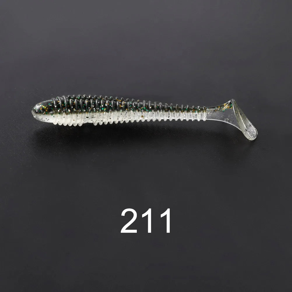 Ribbed Paddle Tail SwimBait