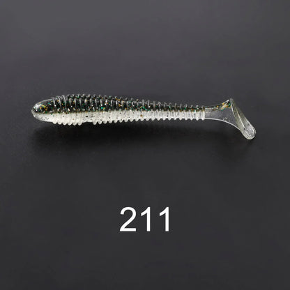 Ribbed Paddle Tail SwimBait