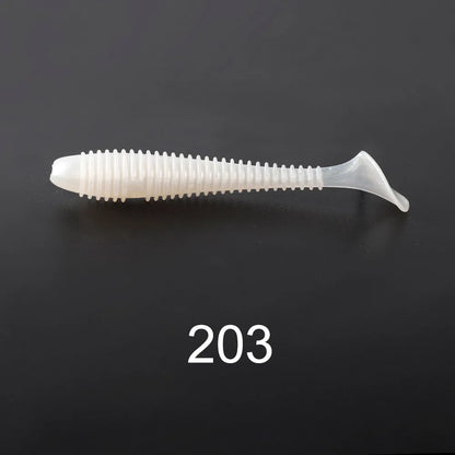 Ribbed Paddle Tail SwimBait