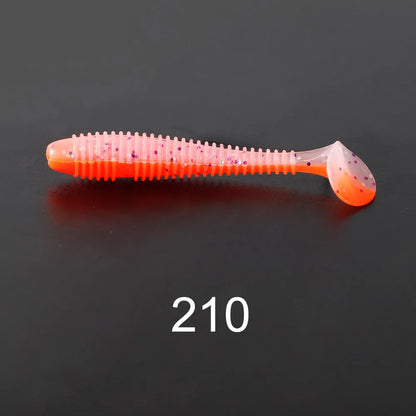 Ribbed Paddle Tail SwimBait