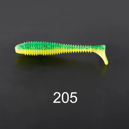 Ribbed Paddle Tail SwimBait
